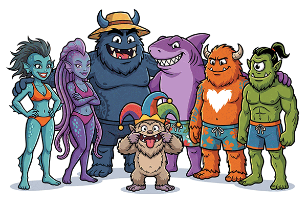 The Foiling Freaks Menagerie of Monsters Foiling Freaks Menagerie preview